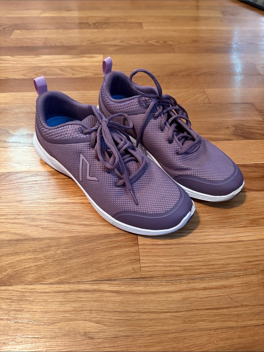 Vionic Women's jasmine Lavender Knit Lace-Up Athletic Sneakers